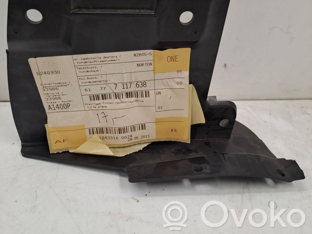BMW 1 E81 E87 Rivestimento paraspruzzi parafango posteriore 