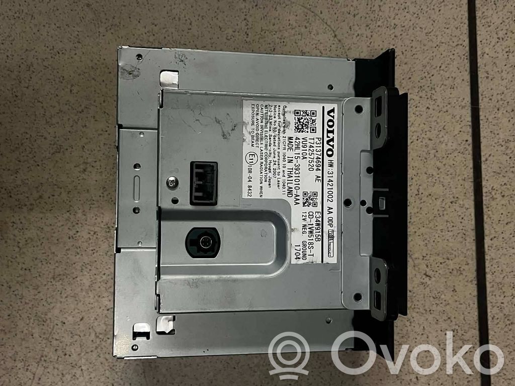 Volvo XC60 CD/DVD changer 