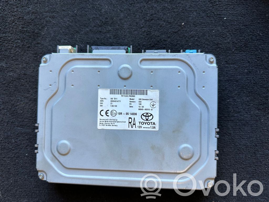 Toyota RAV 4 (XA50) GPS navigation control unit/module 