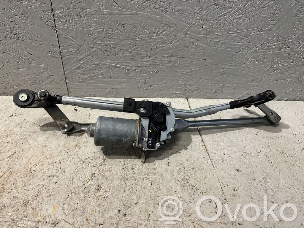 BMW X6 E71 Motor y varillaje del limpiaparabrisas delantero 