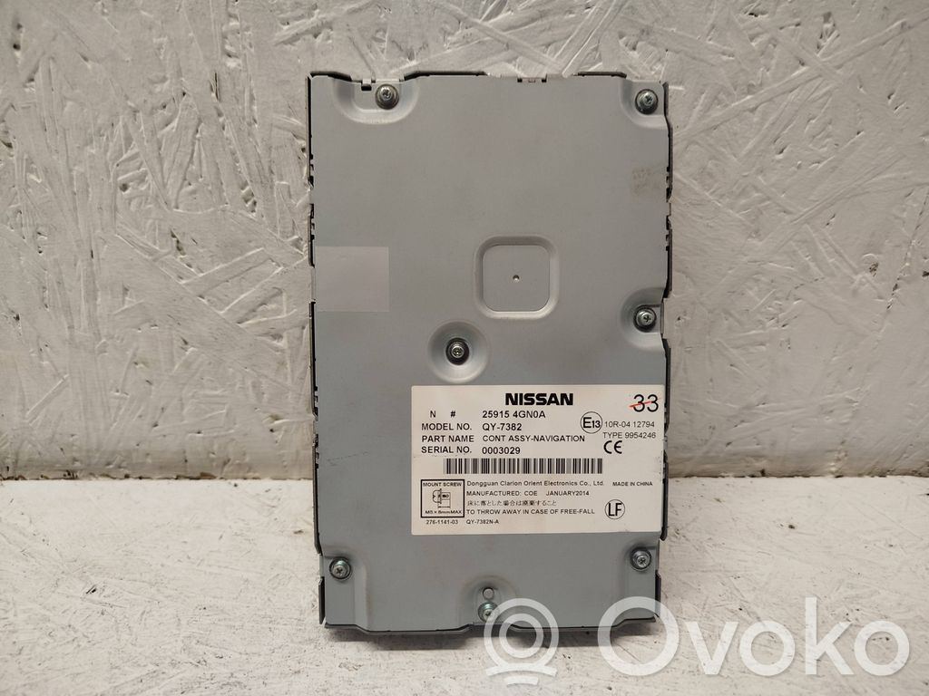 GPS navigation control unit/module   259154GN0A