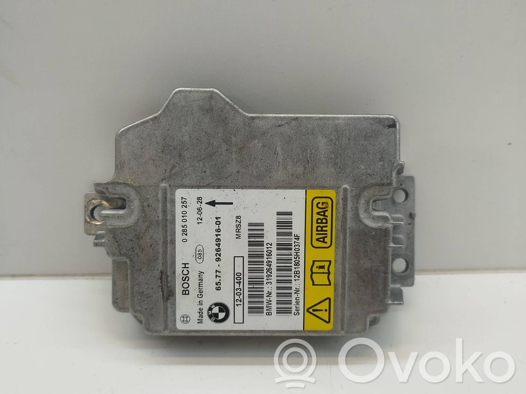 BMW 3 E92 E93 Airbag control unit/module 