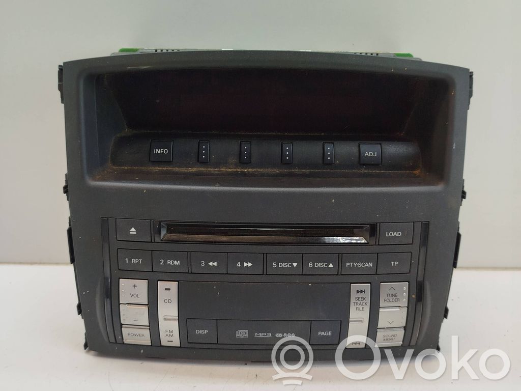 Mitsubishi Pajero Unidad delantera de radio/CD/DVD/GPS 