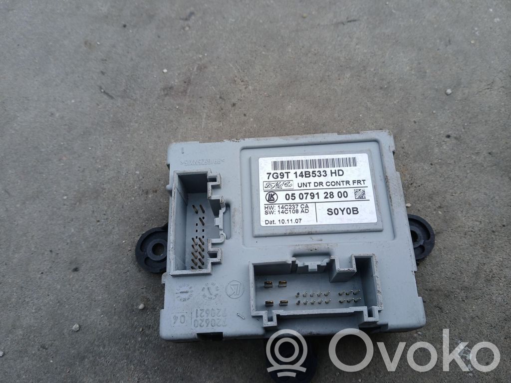 Unidad de control/módulo de la puerta   7G9T14B533HD,7G9T14B533HD
