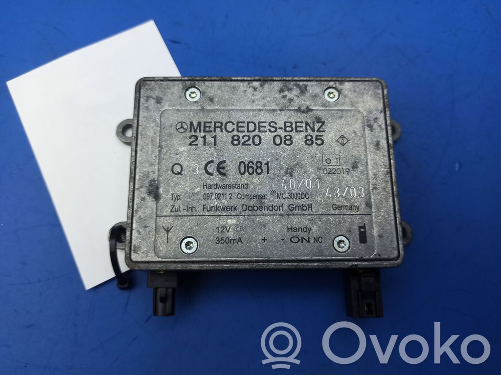 Mercedes-Benz CLK A209 C209 Aerial antenna amplifier 