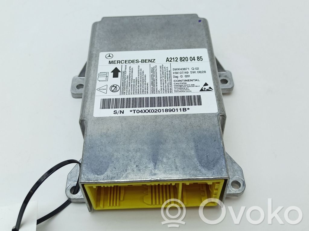 Mercedes-Benz E W212 Airbag control unit/module 