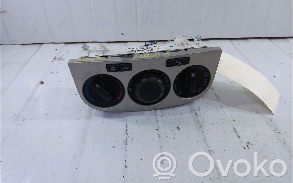 Opel Corsa D Air conditioning/heating control unit 