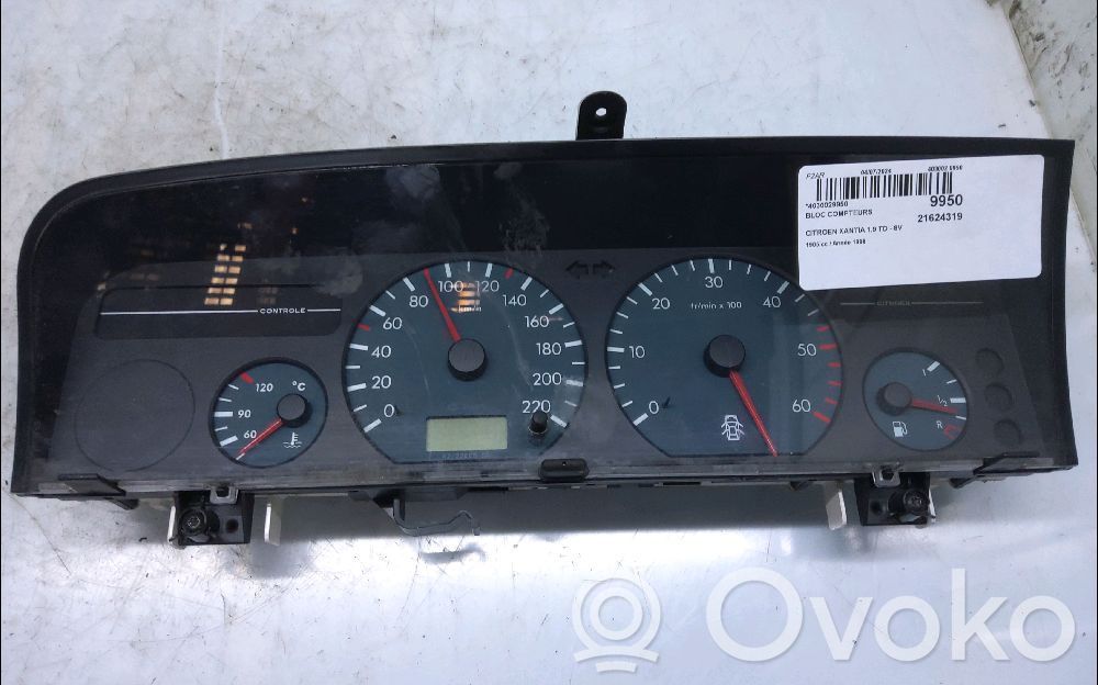 Citroen Xantia Vitezometru (grup de instrumente) 