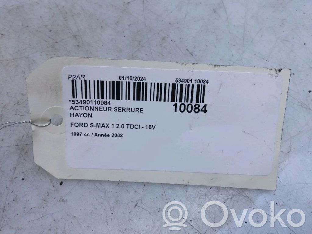 Ford S-MAX Aizmugurējā pārsega slēdzenes motorīts 