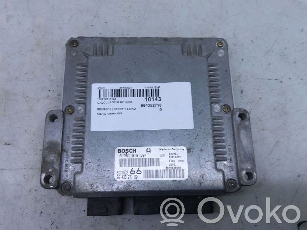 Citroen Jumpy Variklio valdymo blokas 