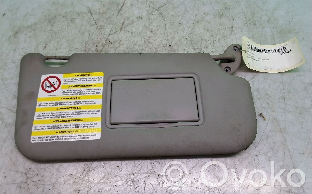 Ford Fiesta Sun visor 