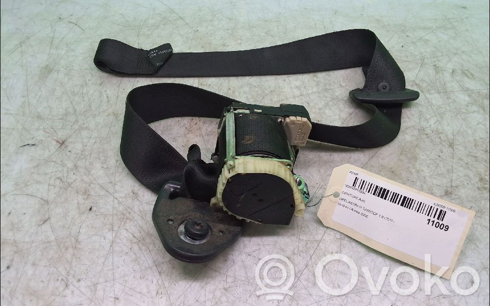 Opel Astra H Cinturón delantero 