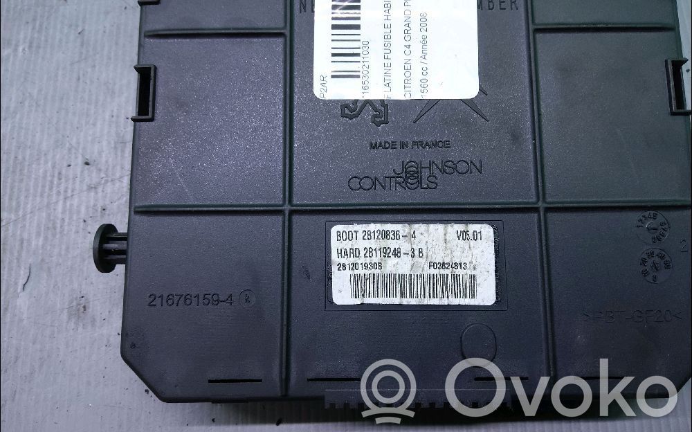 Citroen C4 Grand Picasso Módulo de fusible 