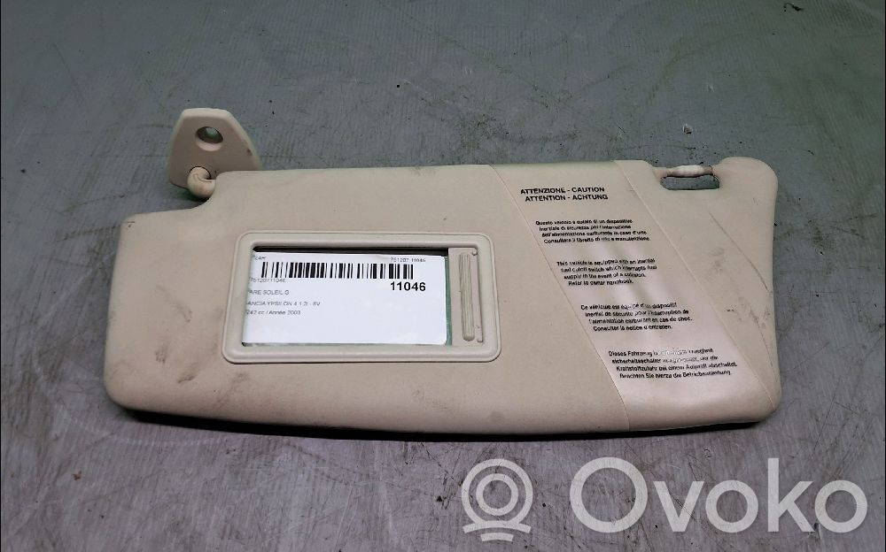 Lancia Ypsilon Sun visor 
