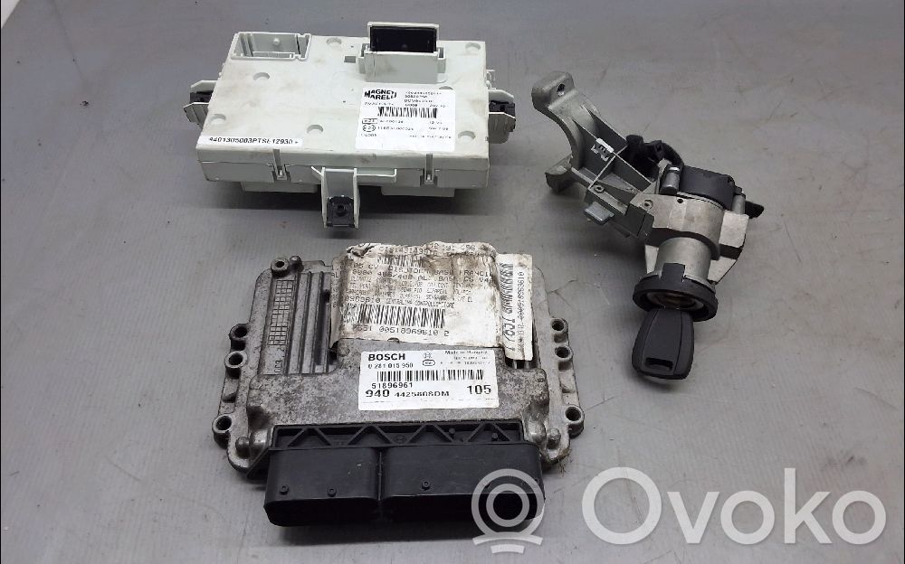 Alfa Romeo Giulietta Engine ECU kit and lock set 