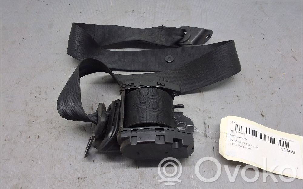 Volkswagen Fox Cinturón trasero 