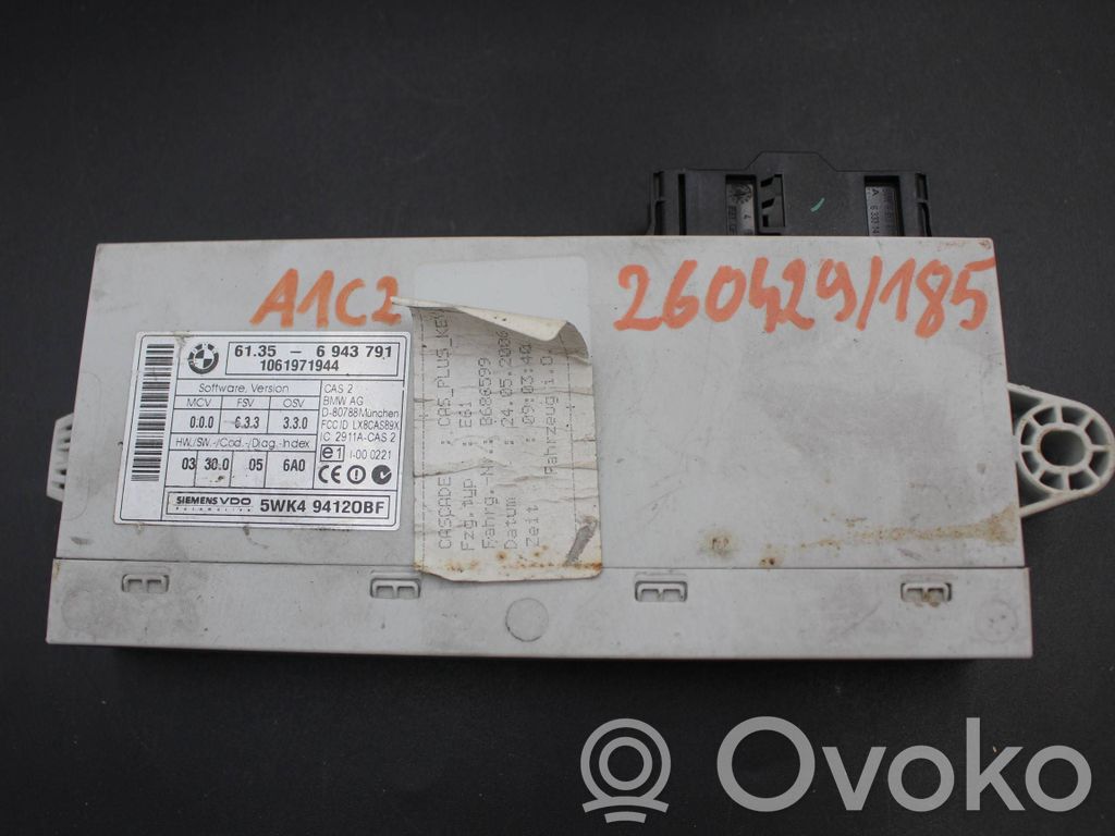 BMW 5 E60 E61 CAS control unit/module 