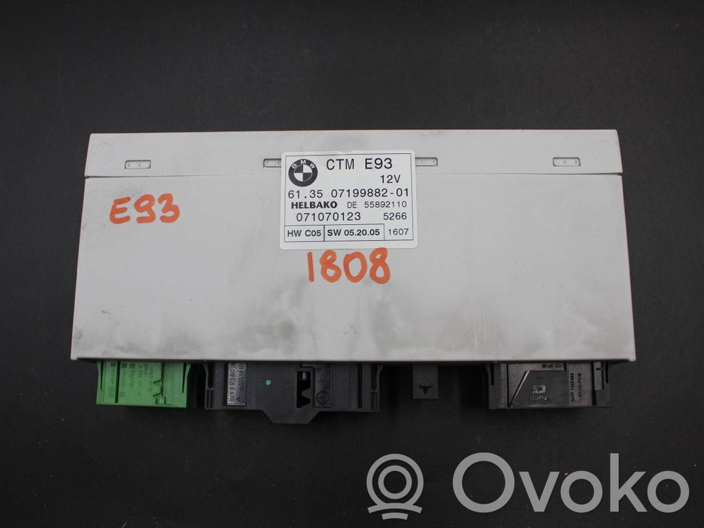 BMW 3 E90 E91 Sunroof control unit/module 