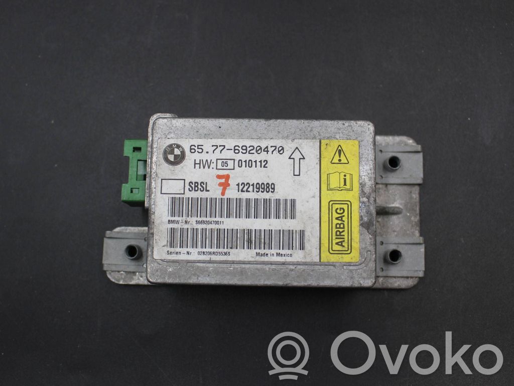 BMW 7 E65 E66 Airbag control unit/module 