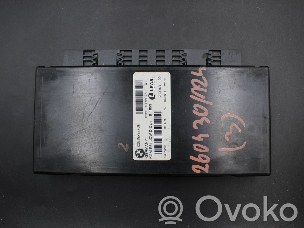 BMW 5 E60 E61 Komforto modulis 