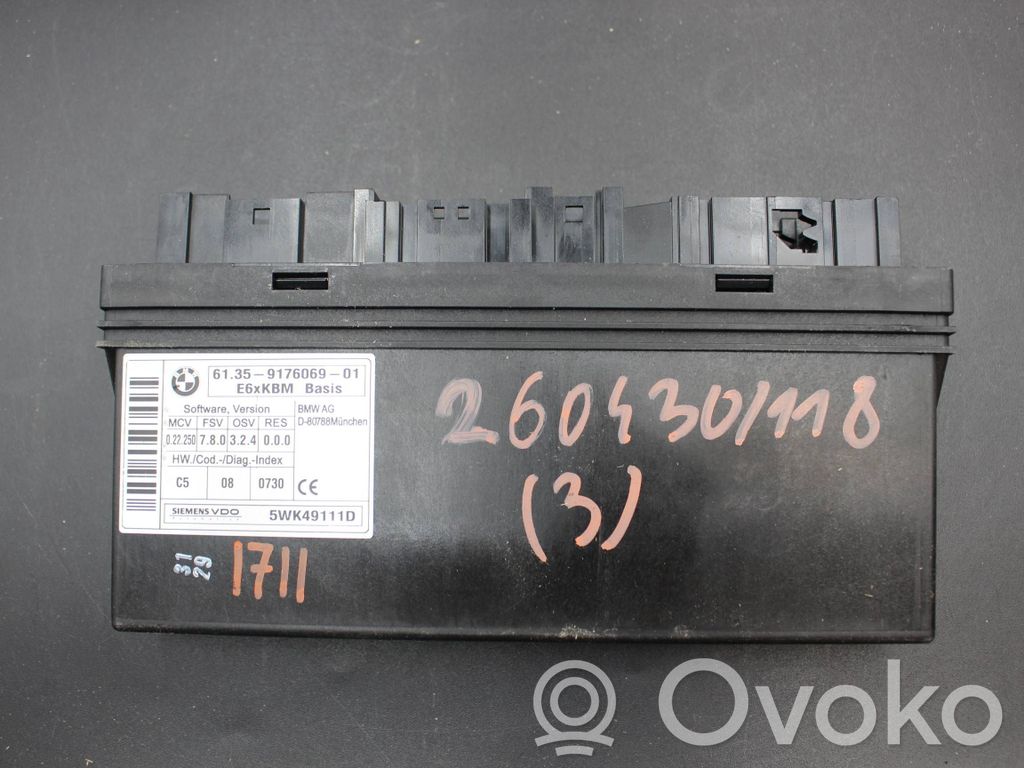 BMW 5 E60 E61 Komforto modulis 