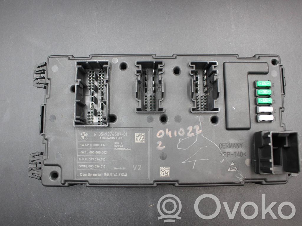 BMW 3 F30 F35 F31 Sterownik / Moduł komfortu 