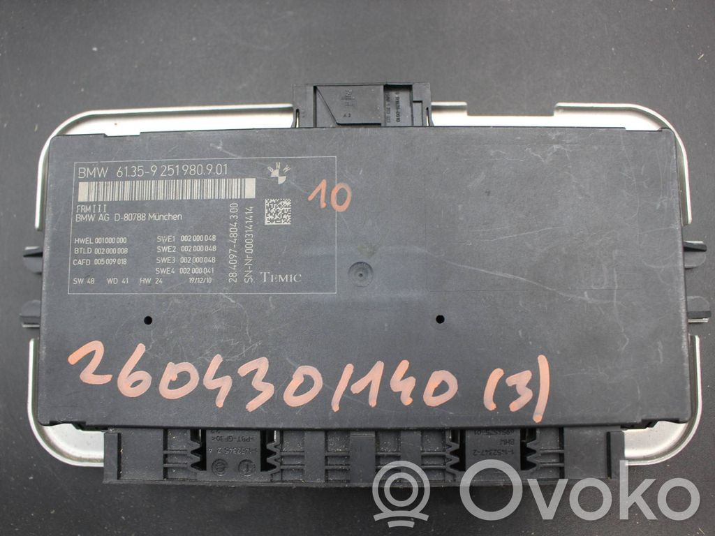 BMW X3 F25 Module d'éclairage LCM 