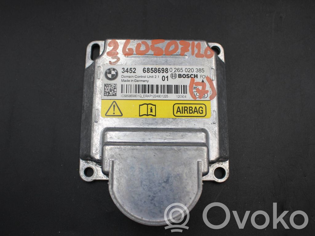 BMW 3 F30 F35 F31 Airbag control unit/module 