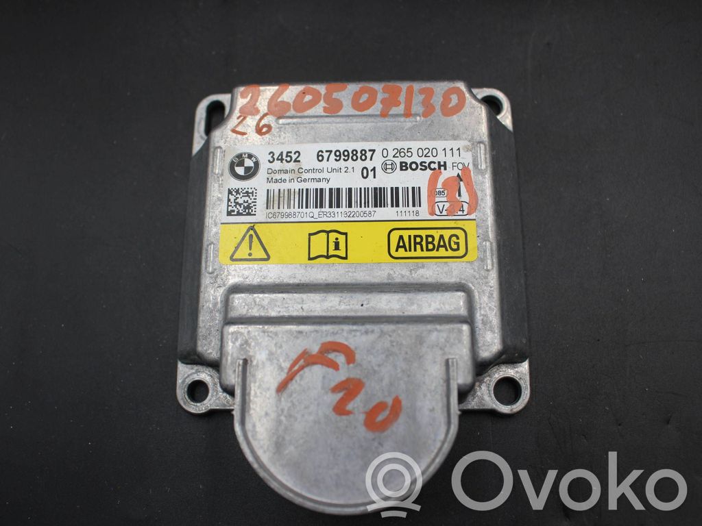 BMW 5 F10 F11 Sterownik / Moduł Airbag 