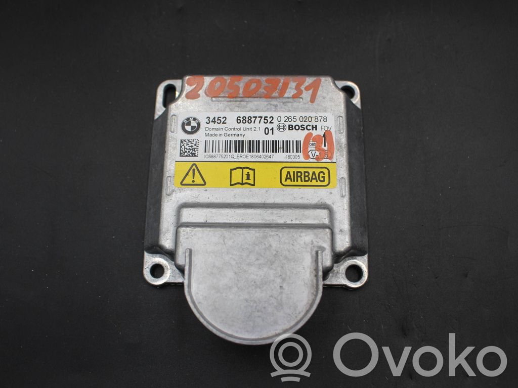 BMW 3 F30 F35 F31 Sterownik / Moduł Airbag 