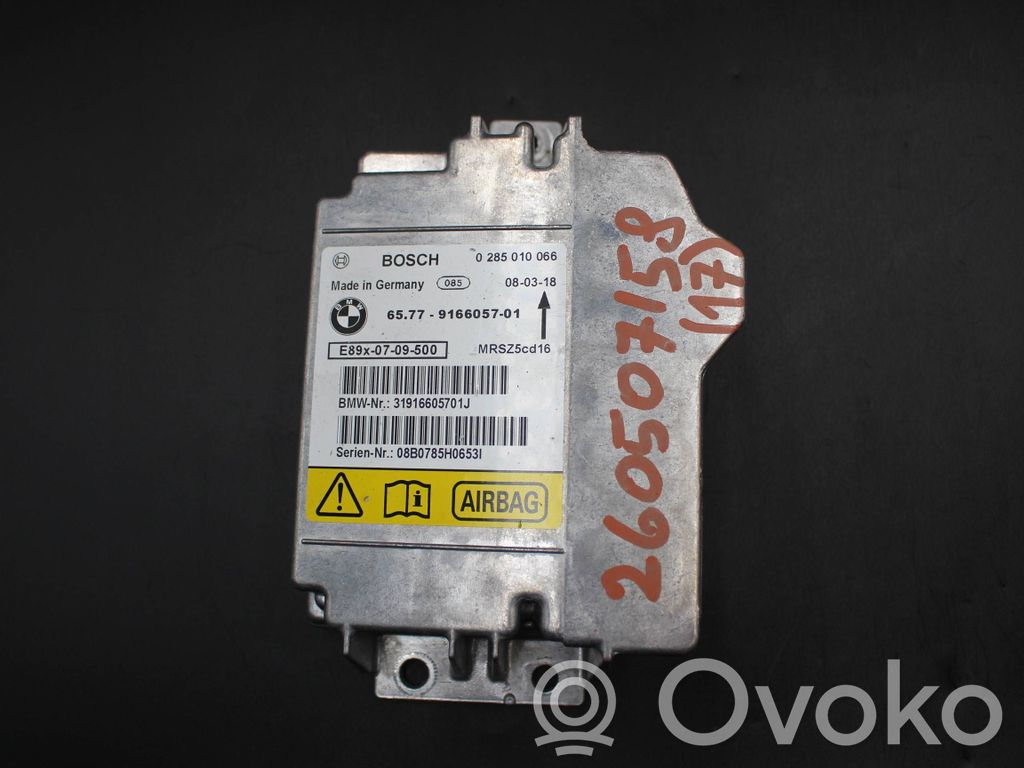 BMW 3 E90 E91 Unidad de control/módulo del Airbag 