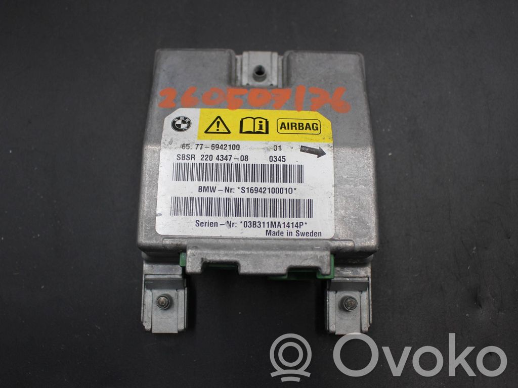 BMW 5 E60 E61 Airbag control unit/module 