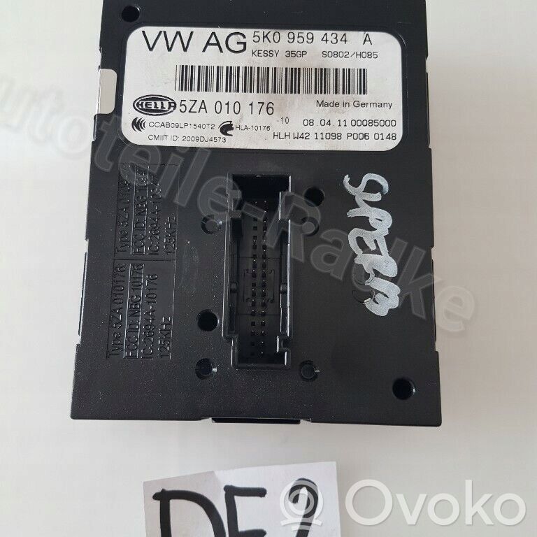 Volkswagen Sharan Avaimettoman käytön ohjainlaite/moduuli 
