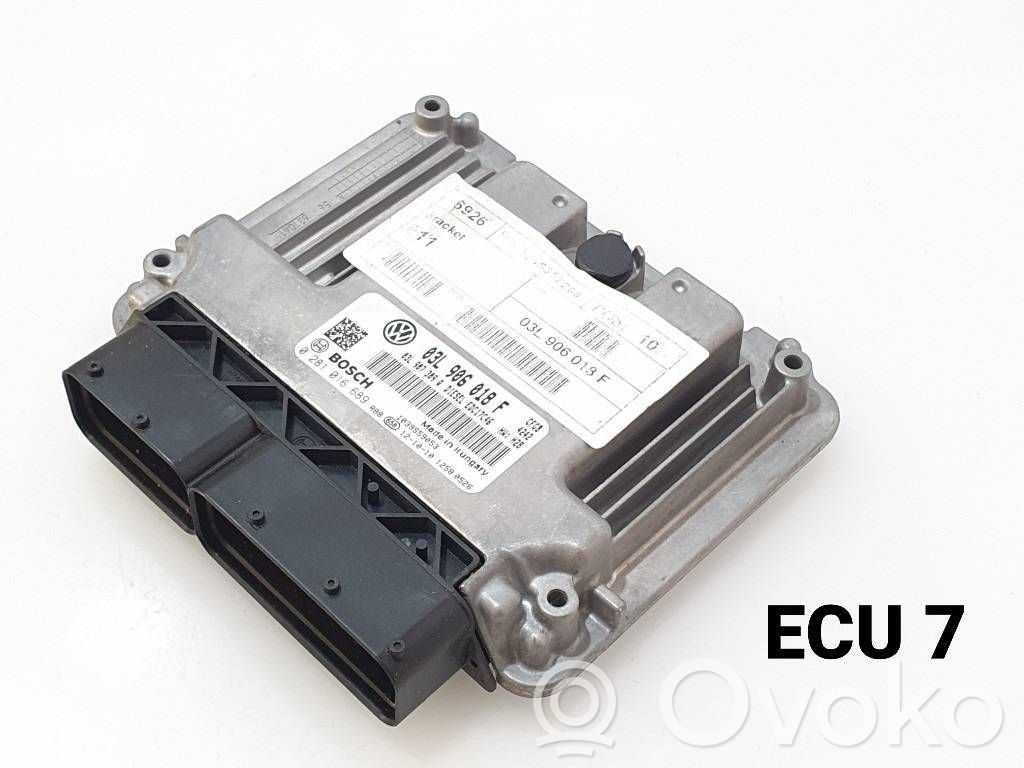 Komputer / Sterownik ECU silnika   03L906018F,03L907309Q,0281016689