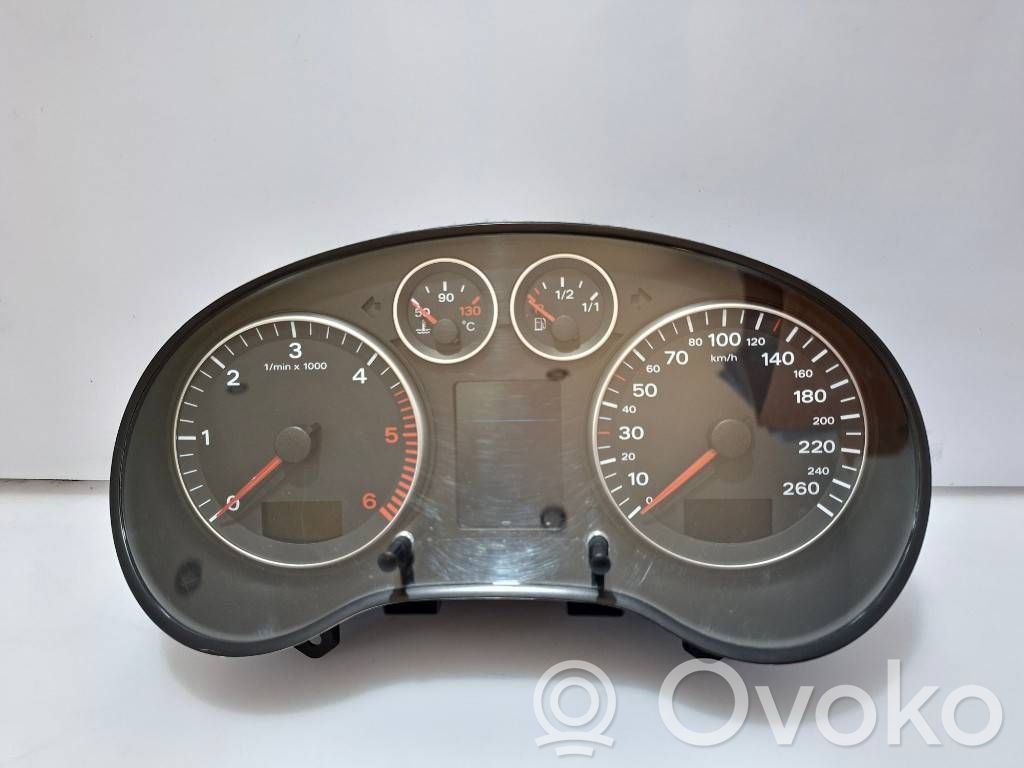 Audi A3 S3 8P Tachimetro (quadro strumenti) 