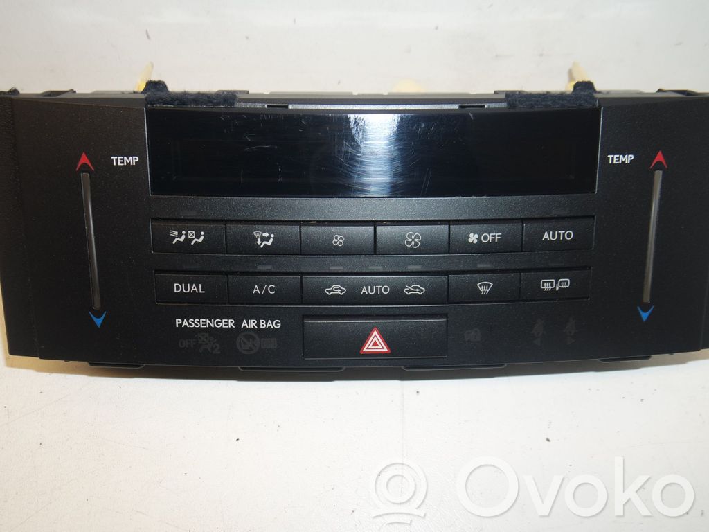 Lexus RC Interior fan control switch 