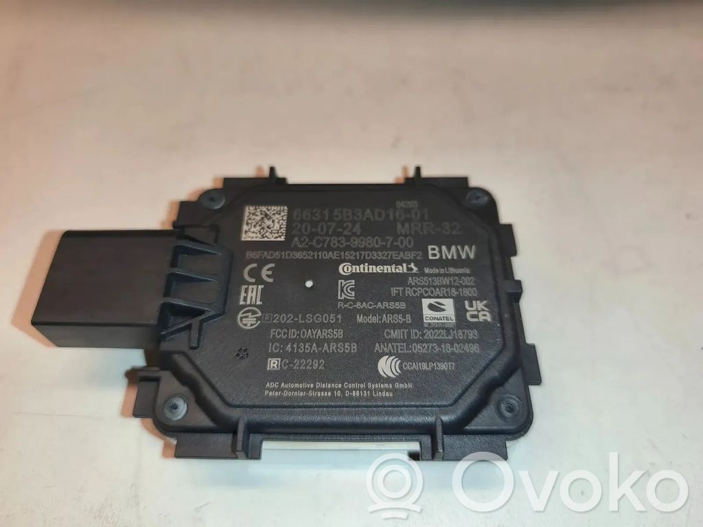 BMW 5 G60 G61 Distronic sensor radar 