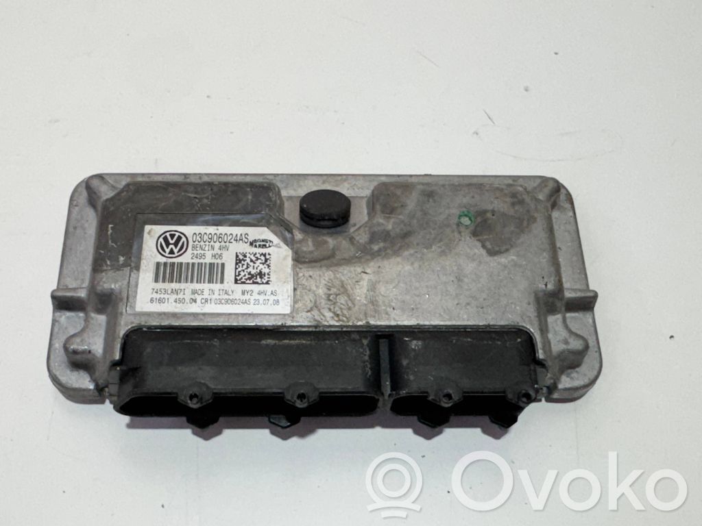 Sterownik / Moduł ECU   03C906024AS,6160145004,7453LAN71
