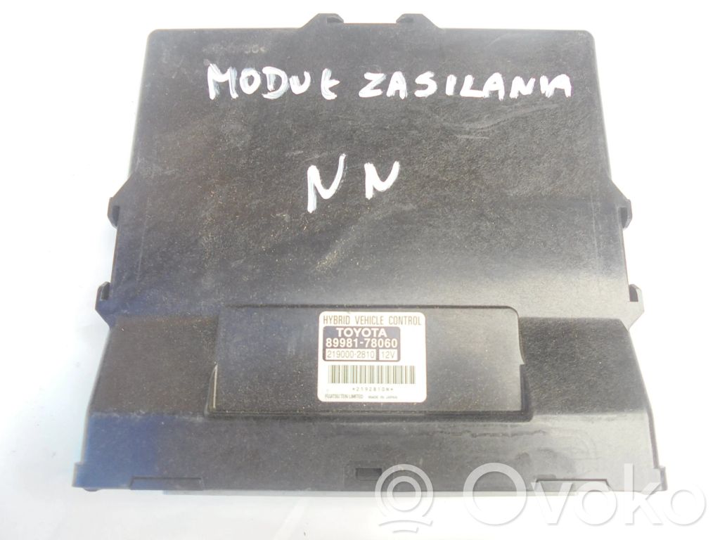 Autres unités de commande / modules   8998178060
