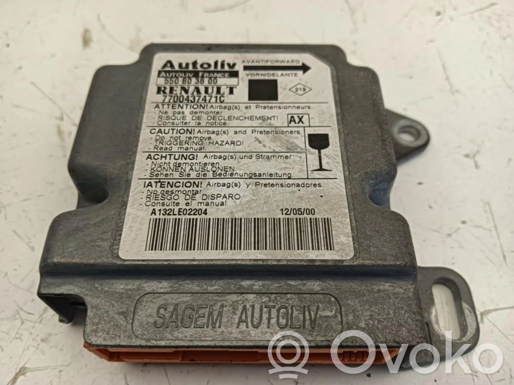 Renault Scenic I Unidad de control/módulo del Airbag 