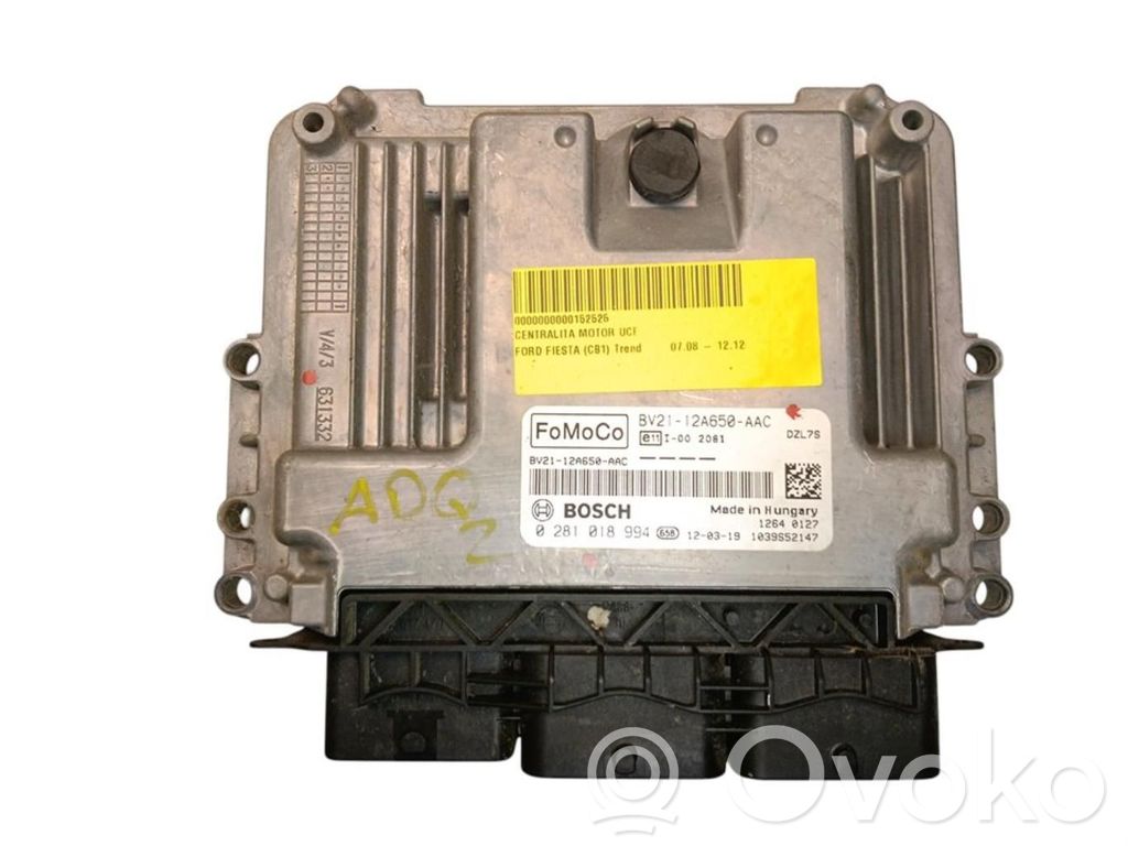 Ford Fiesta Komputer / Sterownik ECU silnika 
