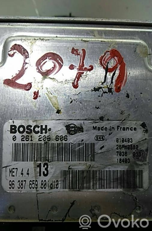 Engine control unit/module   BOSCH,0261206606,9638765980