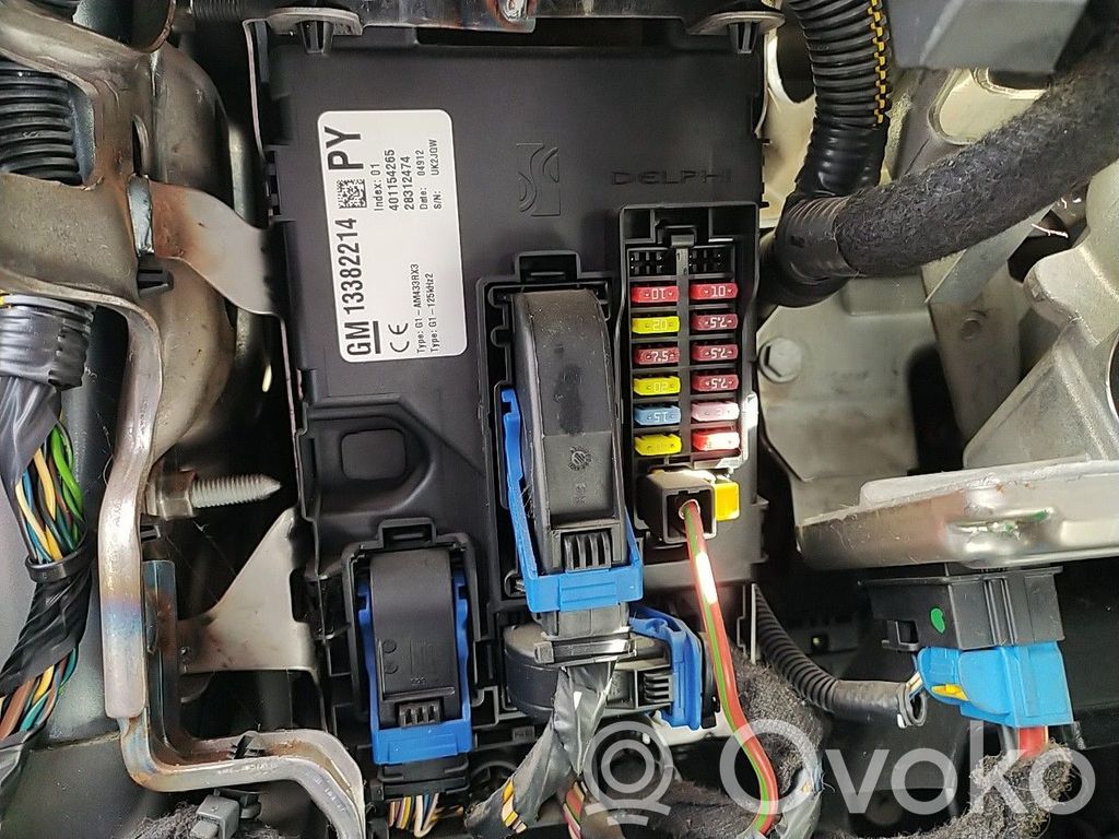Opel Corsa D SAM valdymo blokas 