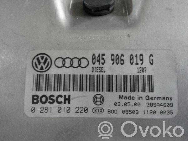 Moottorin ohjainlaite/moduuli   BOSCH,0281010220,045906019G