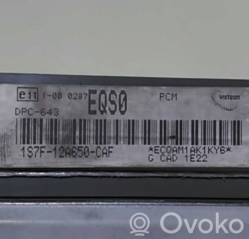 Engine control unit/module   DPC643,1S7F12A650CAF