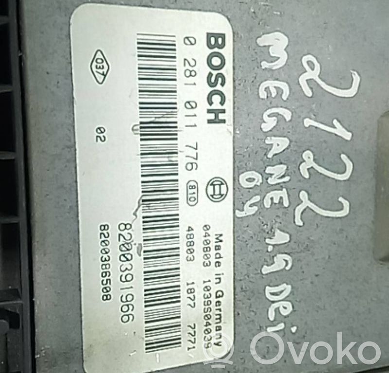 Engine control unit/module   BOSCH,0281011766,8200391966
