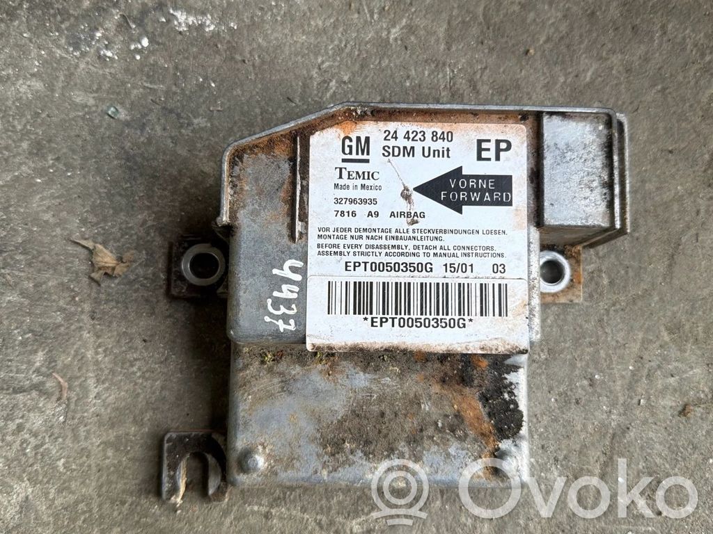 Unidad de control/módulo del Airbag   24423840