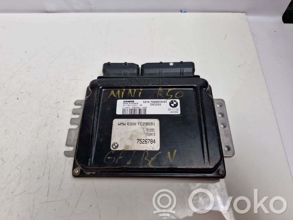 Mini One - Cooper R50 - 53 Sterownik / Moduł ECU 