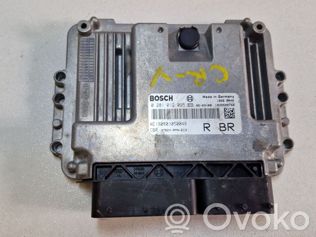 Engine control unit/module   0281012095,37820RMAE13,1039S09748