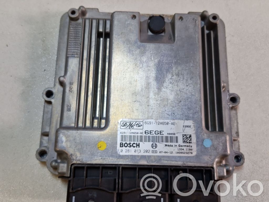 Engine control unit/module   0281013202,6G9112A650AE